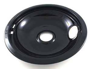 black porcelain whirlpool drip bowl